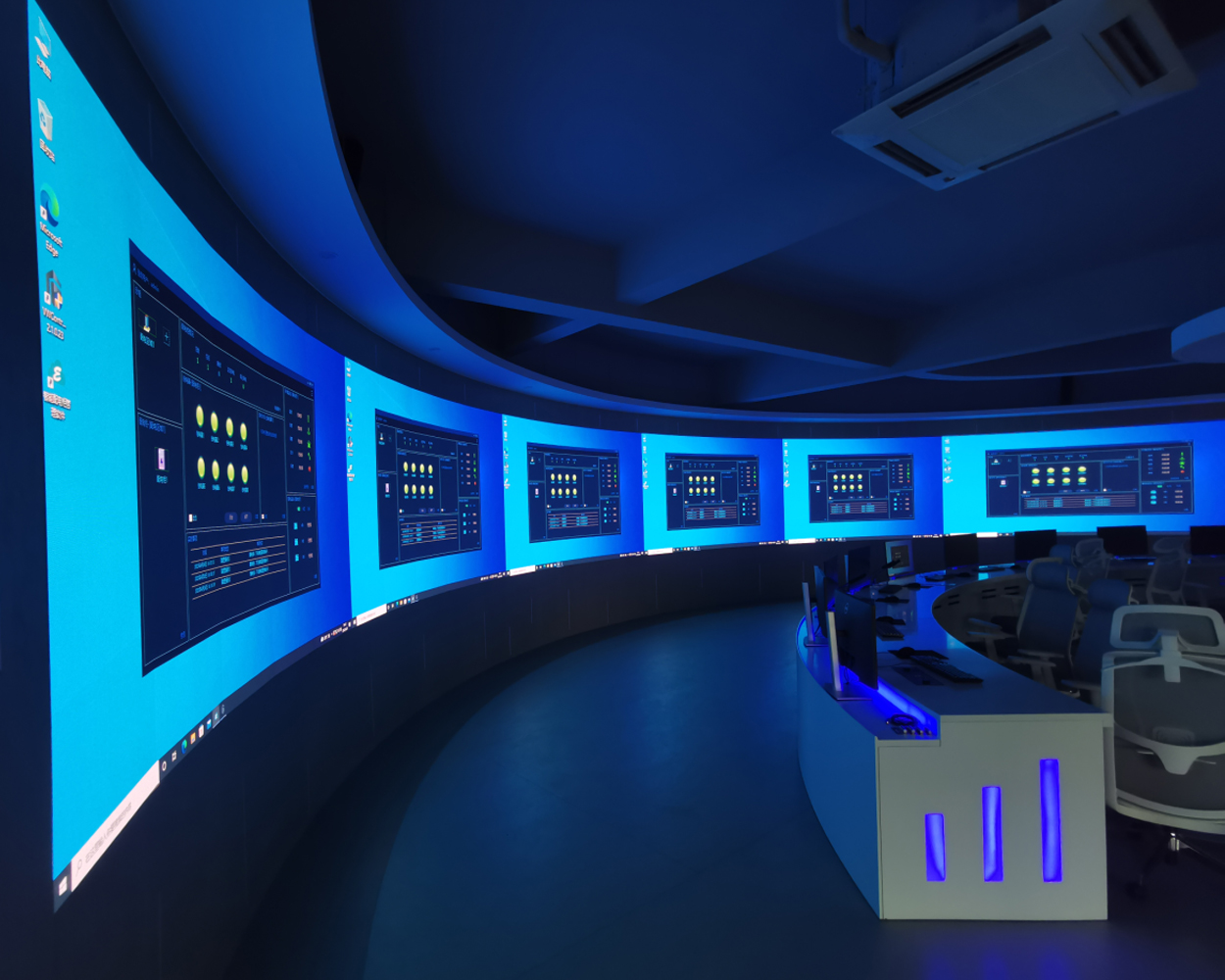 曲面液晶拼接屏